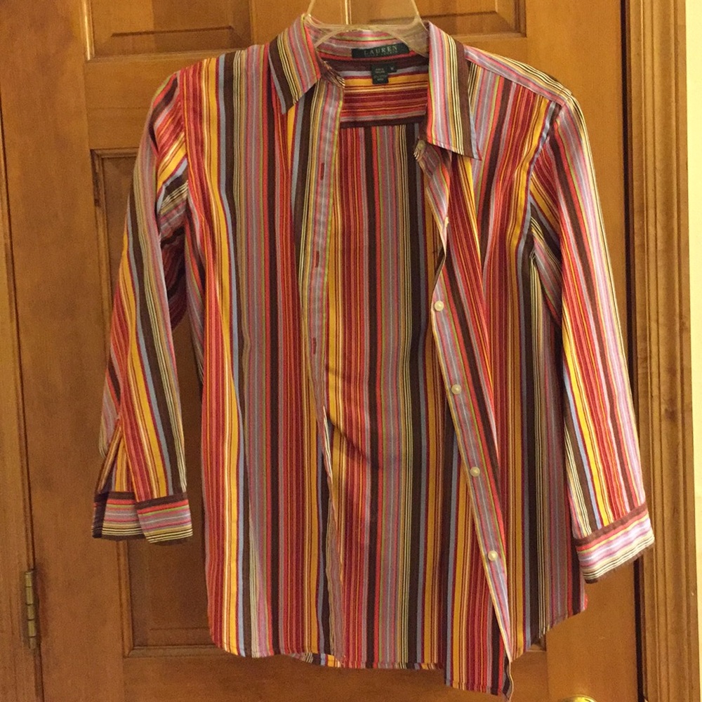 THREE Fun patterned button ups - Picture 2 of 7